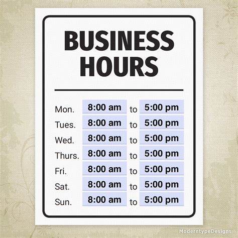 10 to 5pm